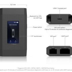 Programator și tester pentru module optice SFP UniFi Ubiquiti SFP Wizard, UACC-SFP-Wizard